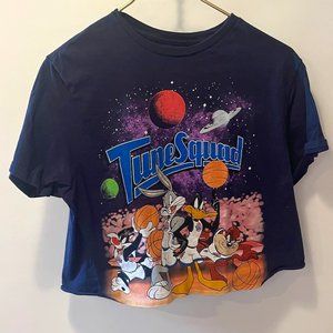 SPACE JAM Tune Squad Cropped T Size M